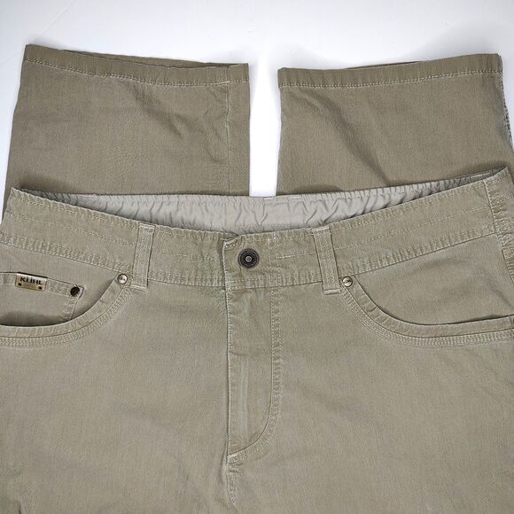 Kuhl Revolvr Pants Men 36x27 Brown Straight Stretch Outdoor Hiking Gorpcore Fish - Picture 3 of 9
